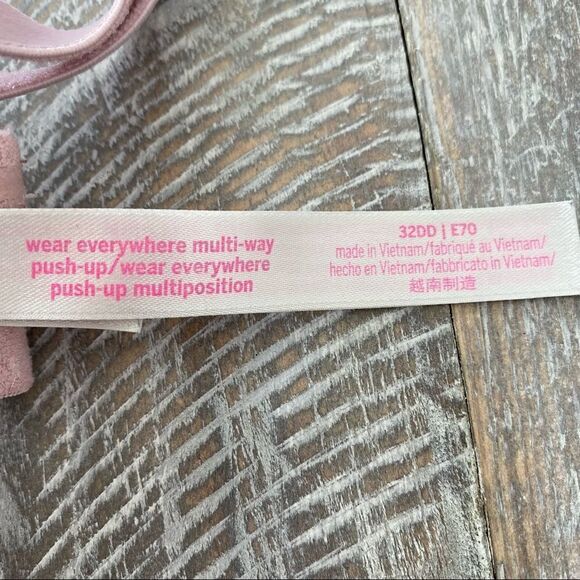 PINK-VICTORIA Secret Floral Multi-Way Push Up Bra (32DD) - Picture 5 of 5